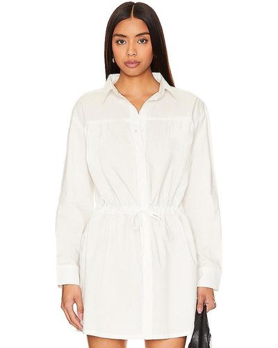 LNA Aurora Button Up Tunic - White