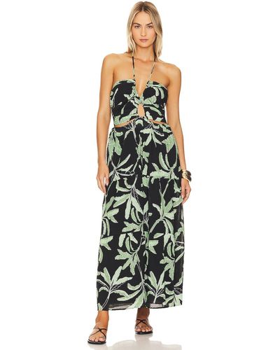 Seafolly Palm Paradise ドレス - ホワイト