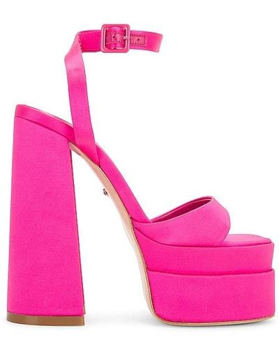 RAYE Casia Ankle Strap Platform - Pink