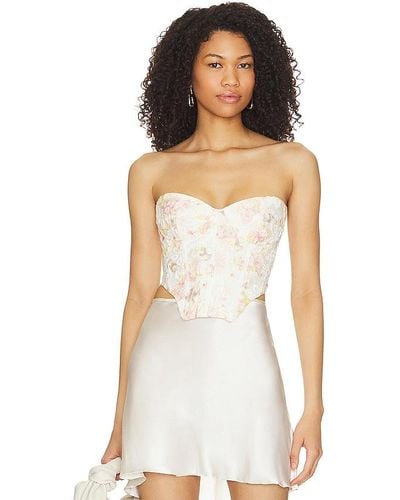 Bardot Lila Bustier - Blanc