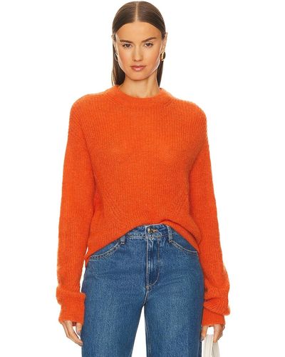 Veronica Beard Melinda Crew Neck Sweater - オレンジ