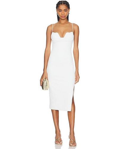 ViX Vestido midi firenze lou - Blanco