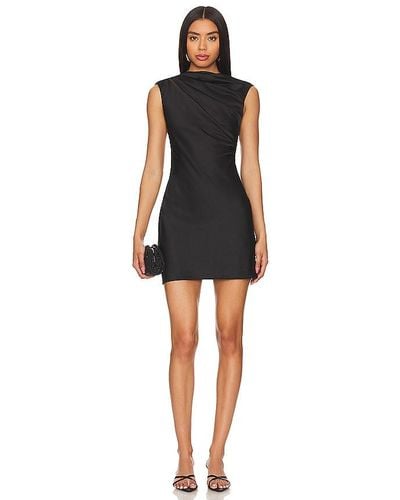 Significant Other Annabel Bias Mini Dress - Black