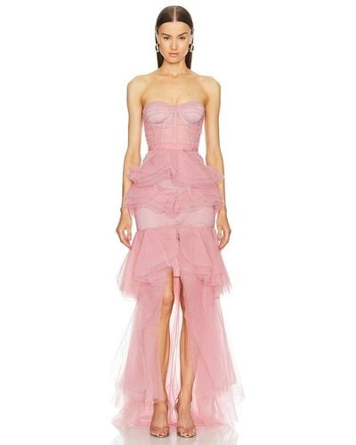 Michael Costello X Revolve Alai Gown - Pink