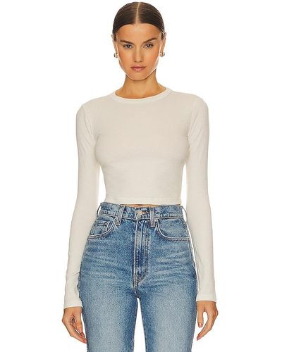 Cotton Citizen Verona Crop Shirt - Blue