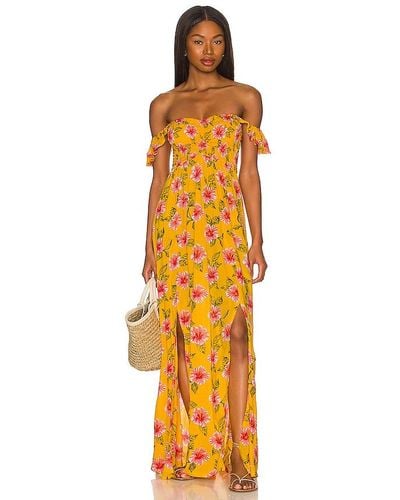 Tiare Hawaii Hollie Maxi Dress - Yellow