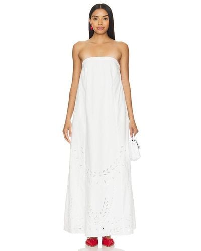 Hemant & Nandita X Revolve Ayla Strapless Maxi Dress - White