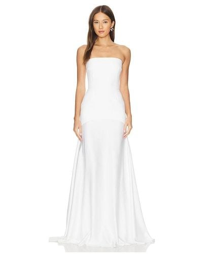 Solace London Alessandra Maxi Dress - White