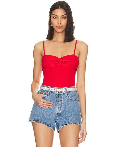 Citizens of Humanity Emi Twist Cami - Red