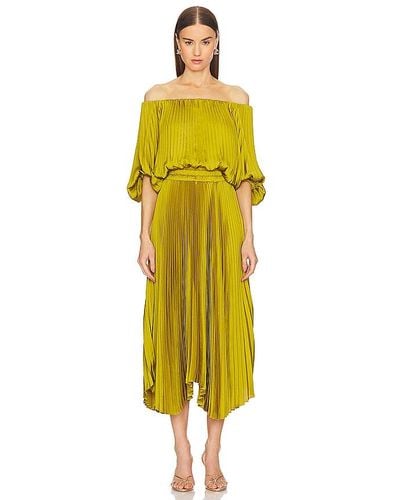 A.L.C. Sienna Dress - Yellow