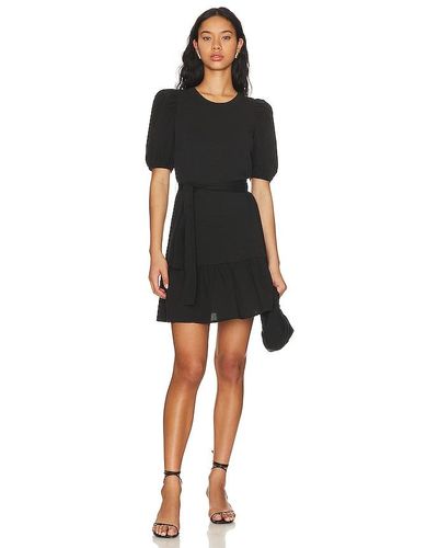 Nation Ltd Evangeline Belted Mini Dress - Black