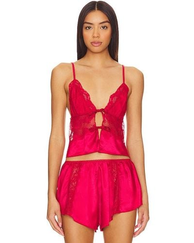 KAT THE LABEL Lucille Camisole - Pink