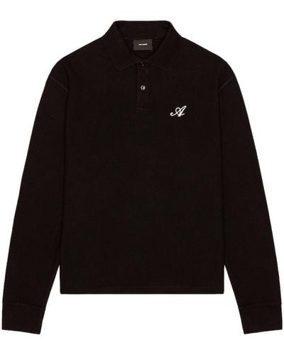 Axel Arigato Signature Polo Shirt - Black