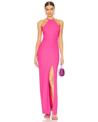 Solace London Lila Maxi Dress - Pink
