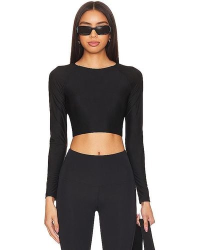 Wolford Active Flow Long Sleeve Top - Black