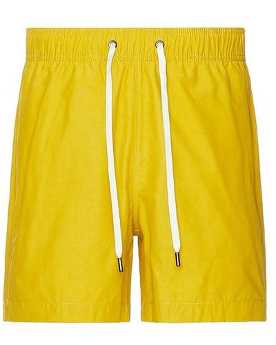 Onia Charles 5 Swim Short - Yellow