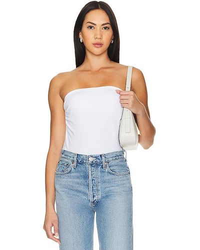 James Perse Twisted Tube Top - Blue
