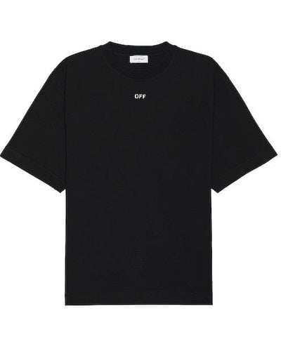 Off-White c/o Virgil Abloh Off Stamp Skate T-shirt - Black