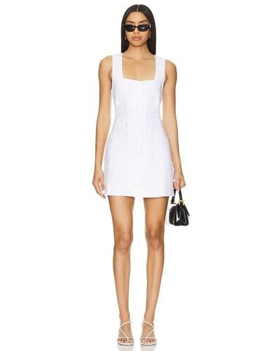 Faithfull The Brand Marina Mini Dress - White