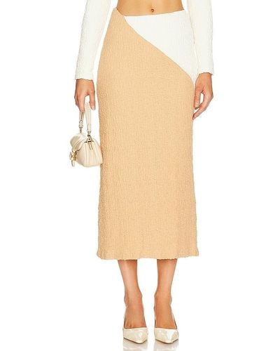 Significant Other Zayda Midi Skirt - Natural