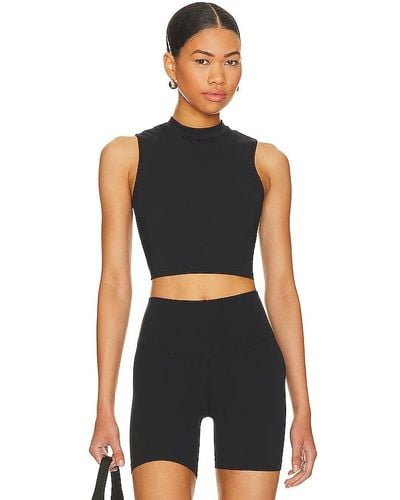 Strut-this TOP CROPPED THE FRANKIE - Noir