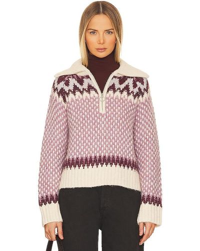 Tularosa Elandra Fairisle Jumper - Pink