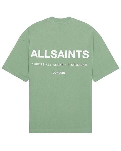 AllSaints Camiseta access - Verde