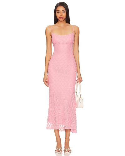 Bardot Adoni Midi Dress - Pink