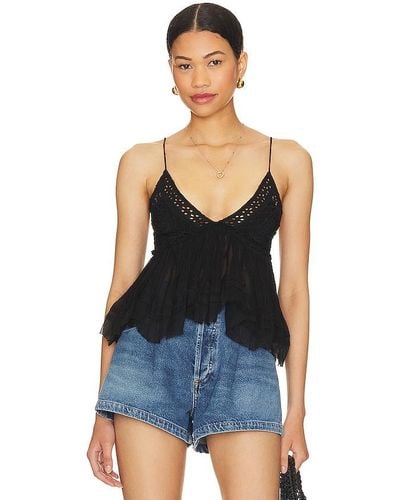 Free People Carrie Top - Blue