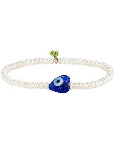 Shashi Mati Pearl Bracelet - Blue