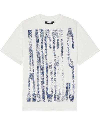 RENOWNED Angel Distressed Tee - White