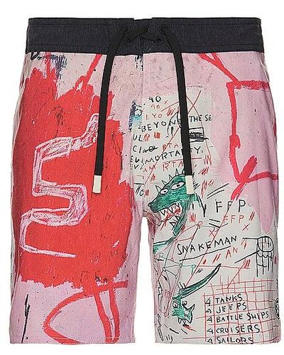 Roark Passage 17 Basquiat Swim Short - Red