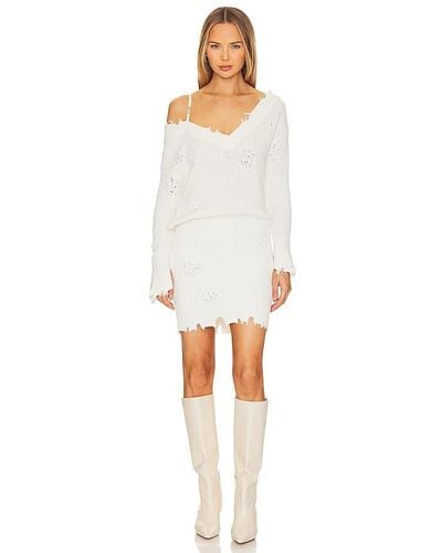 SER.O.YA Maude Dress - White