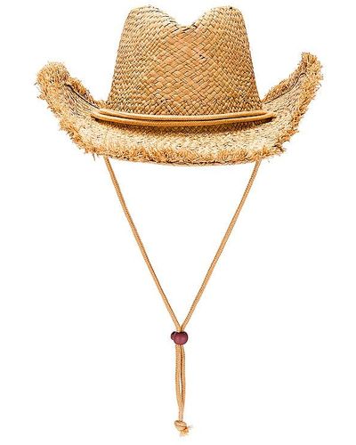 8 Other Reasons Fringe Cowboy Hat - Natural