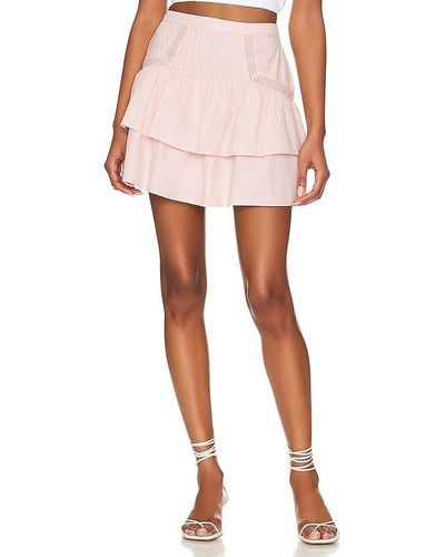 Tularosa Jeanne Mini Skirt - Pink