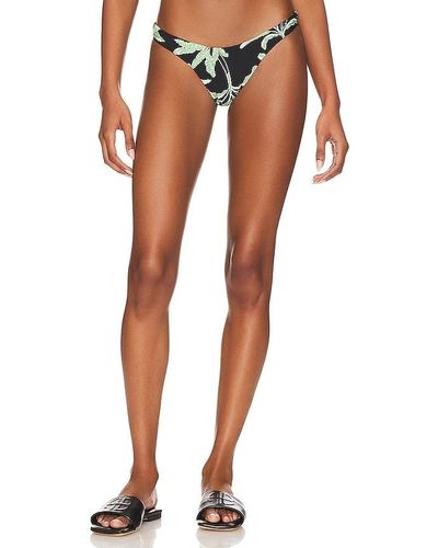 Seafolly High Cut Rio Bikini Bottom - Black