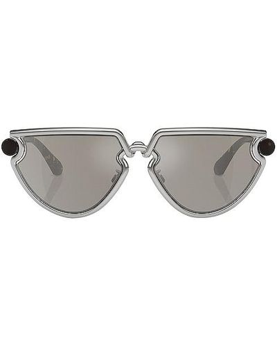 Burberry Oval Sunglasses - Grey