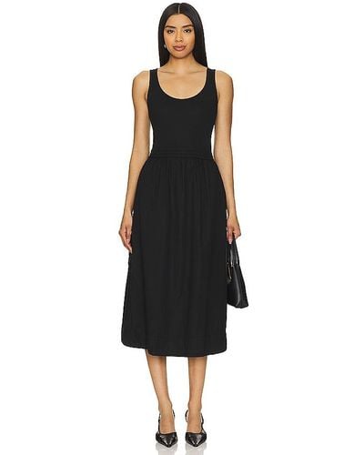 Nation Ltd Sadelle Midi Dress - Black