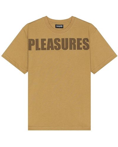 Pleasures Tシャツ - イエロー