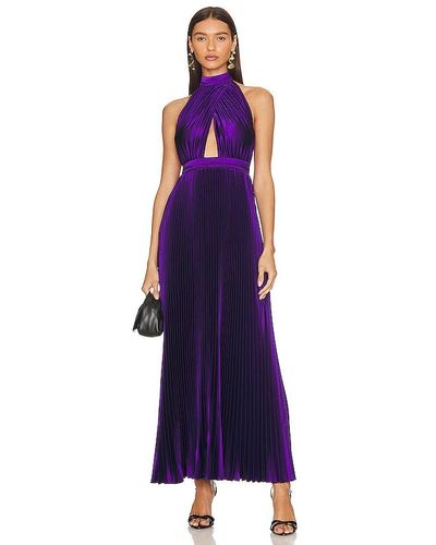 L'idée Renaissance Full Length Gown - Purple