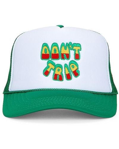 Free & Easy Bob Marley Tuff Gong Trucker Hat - Green