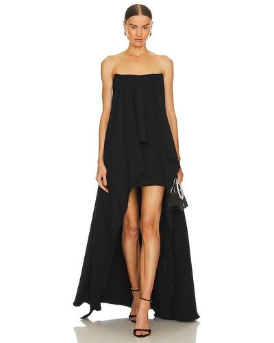 Nbd Devina High Low Gown - Black