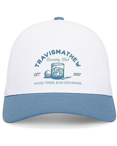 Travis Mathew Surf Warning Hat - Blue