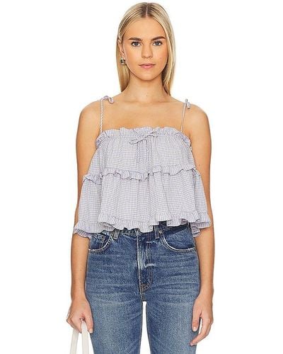 Rays for Days X Revolve Luella Top - Blue