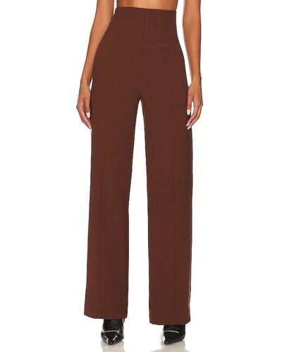 Lovers + Friends Abby High Rise Pant - Red