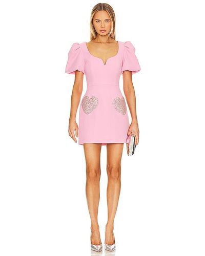 Rebecca Vallance Rochelle Mini Dress - Pink