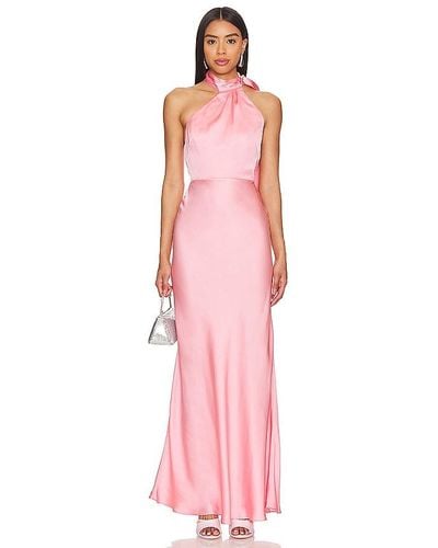 Lovers + Friends Albie Gown - Pink