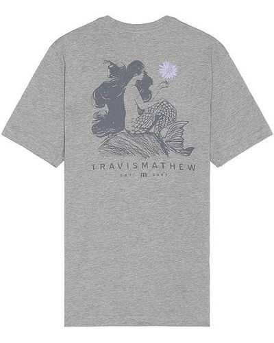 Travis Mathew Mermaid Caves T-shirt - Grey