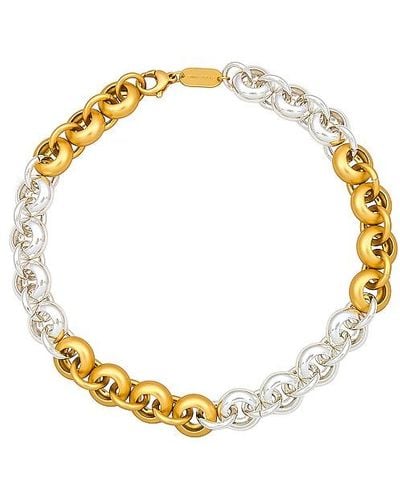 Emma Pills Lucien Two Tone Necklace - White