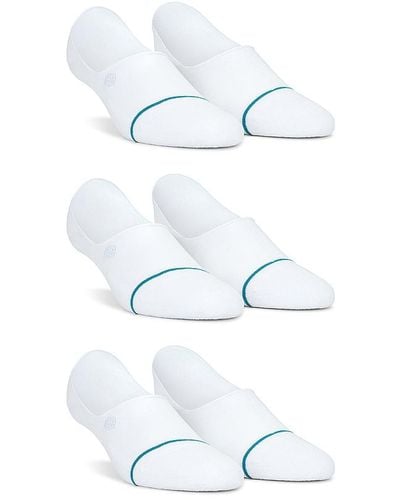 Stance Icon No Show 3 Pack Sock - White